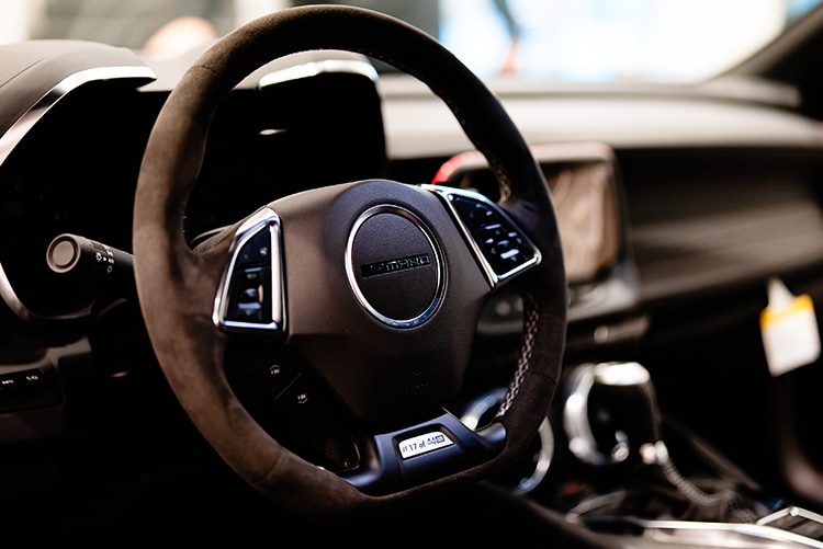 40th Anniversary Camaro Steering Wheel Hendrick Cars.jpg