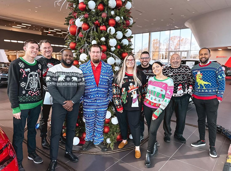 Audi Northlake Christmas attire Hendrick Cars.jpg