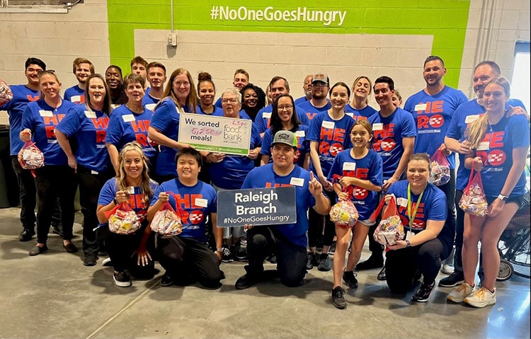 Raleigh teammates Day of Service Meal Packing Hendrick Cars.jpg