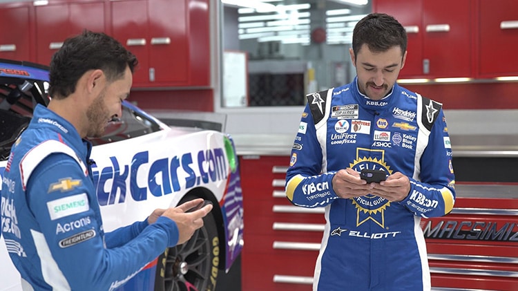 Kyle Larson Chase Elliott KBB video series blog.jpg